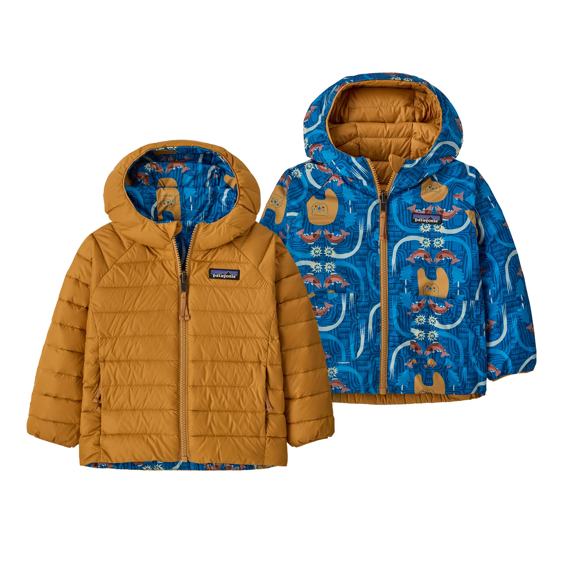 Baby Reversible Down Sweater Hoody