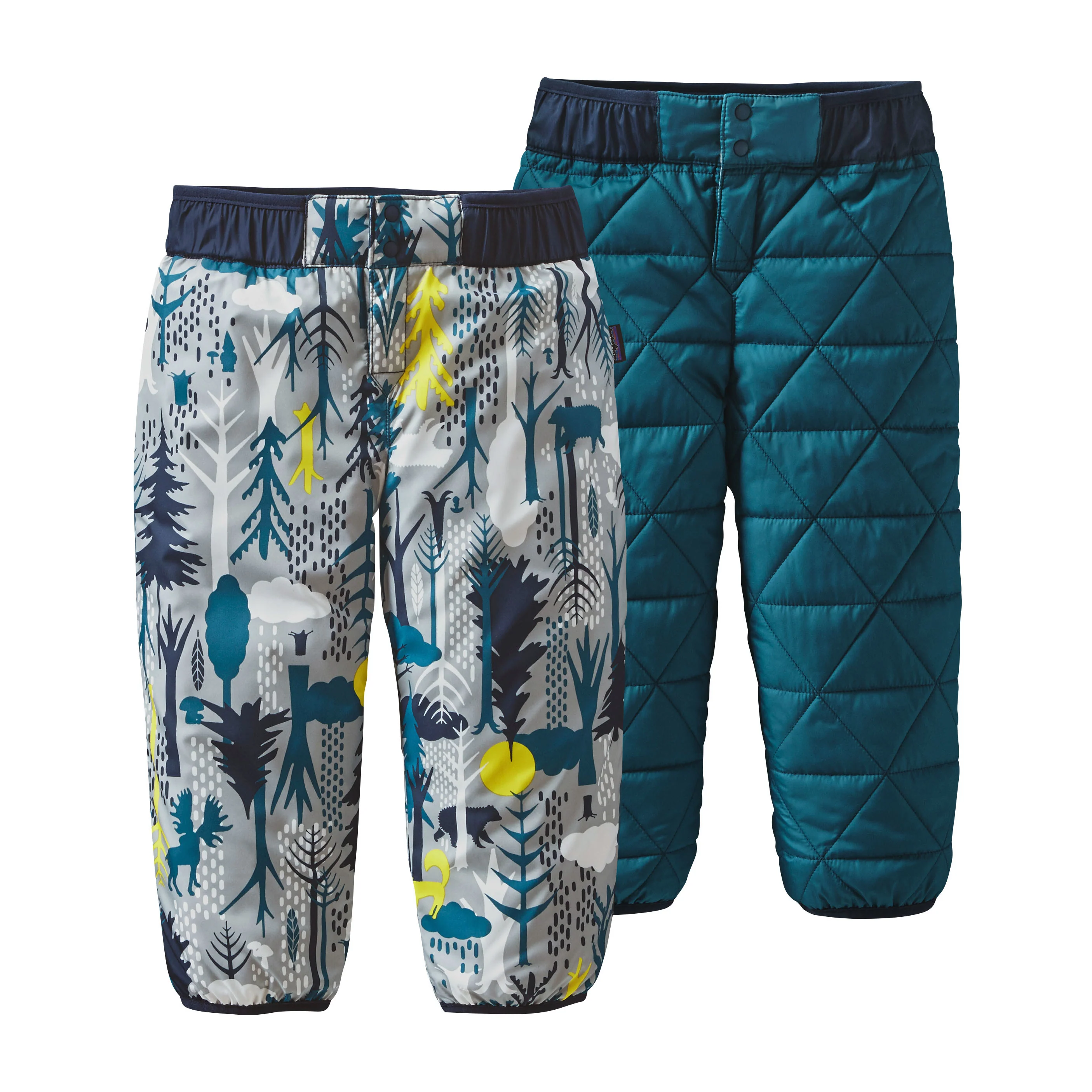 Baby Reversible Puff-Ball Pants