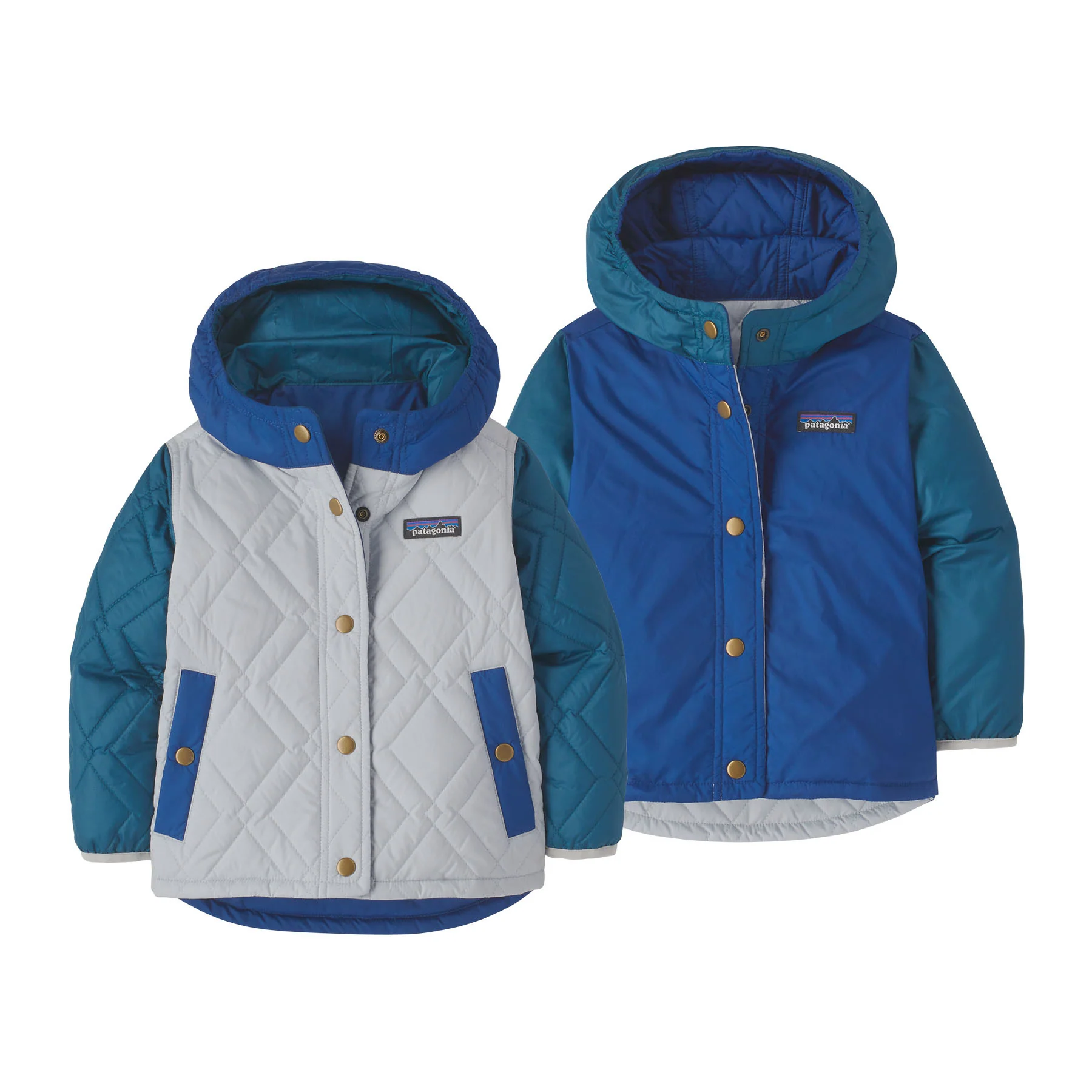 Baby Scrap Reversible Quilt Hoody