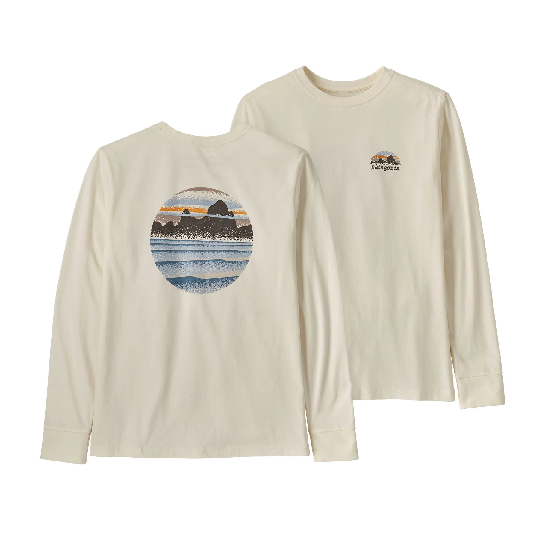 Boys' Long-Sleeved Regenerative Organic Certified™ Cotton Graphic T-Shirt