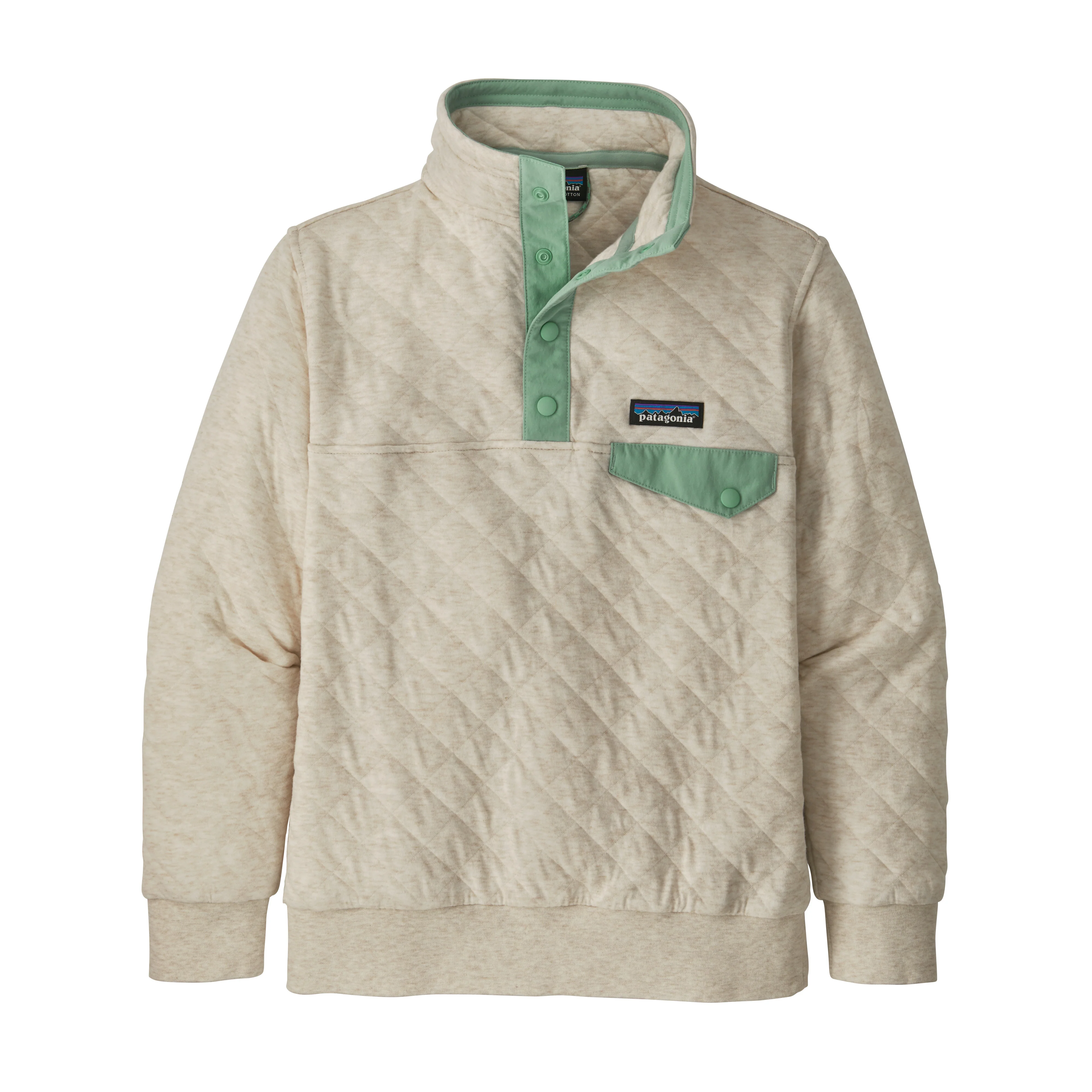 Kids' Organic Cotton Quilt Snap-T® Pullover