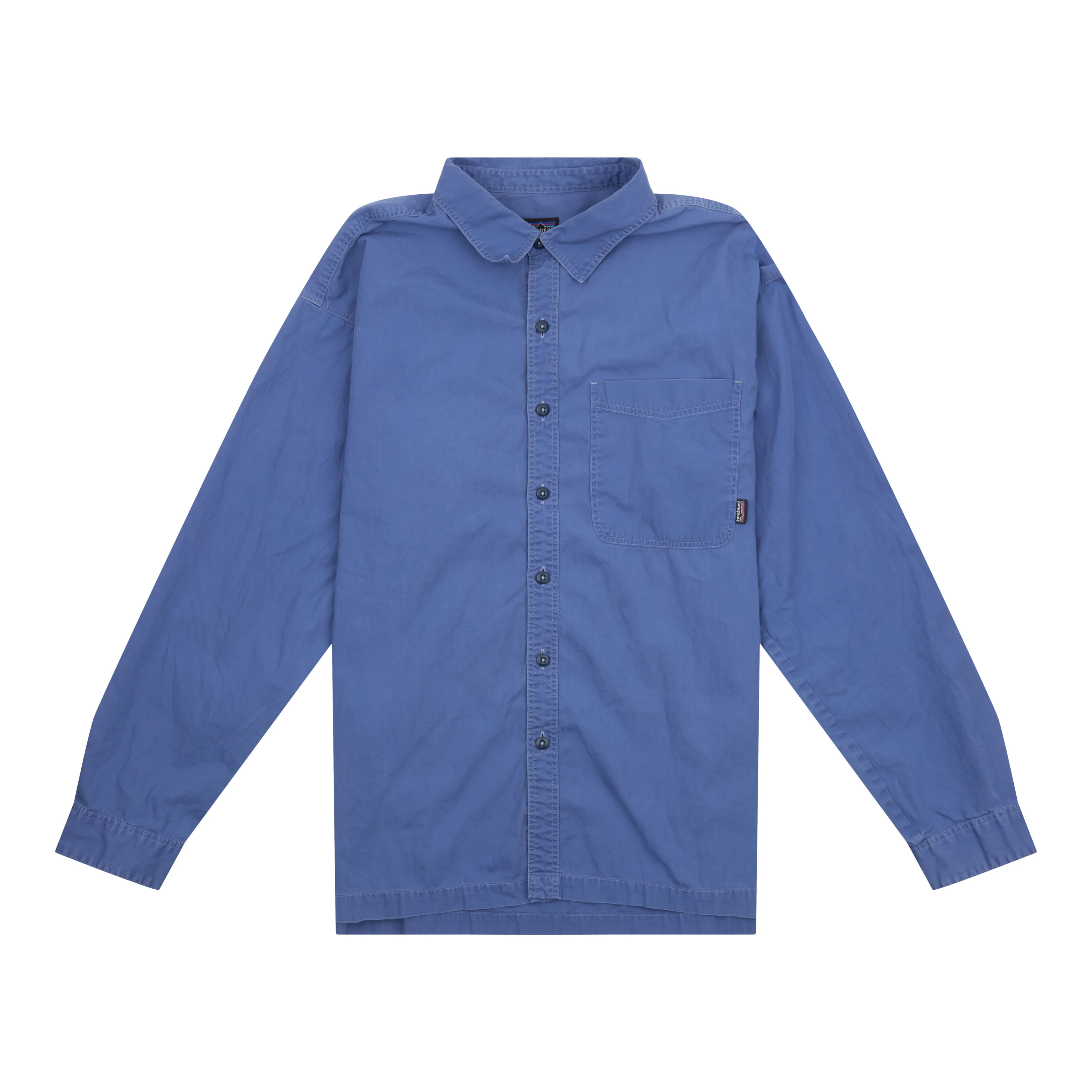 Long-Sleeved Yarn Dyed Chambray Shirt