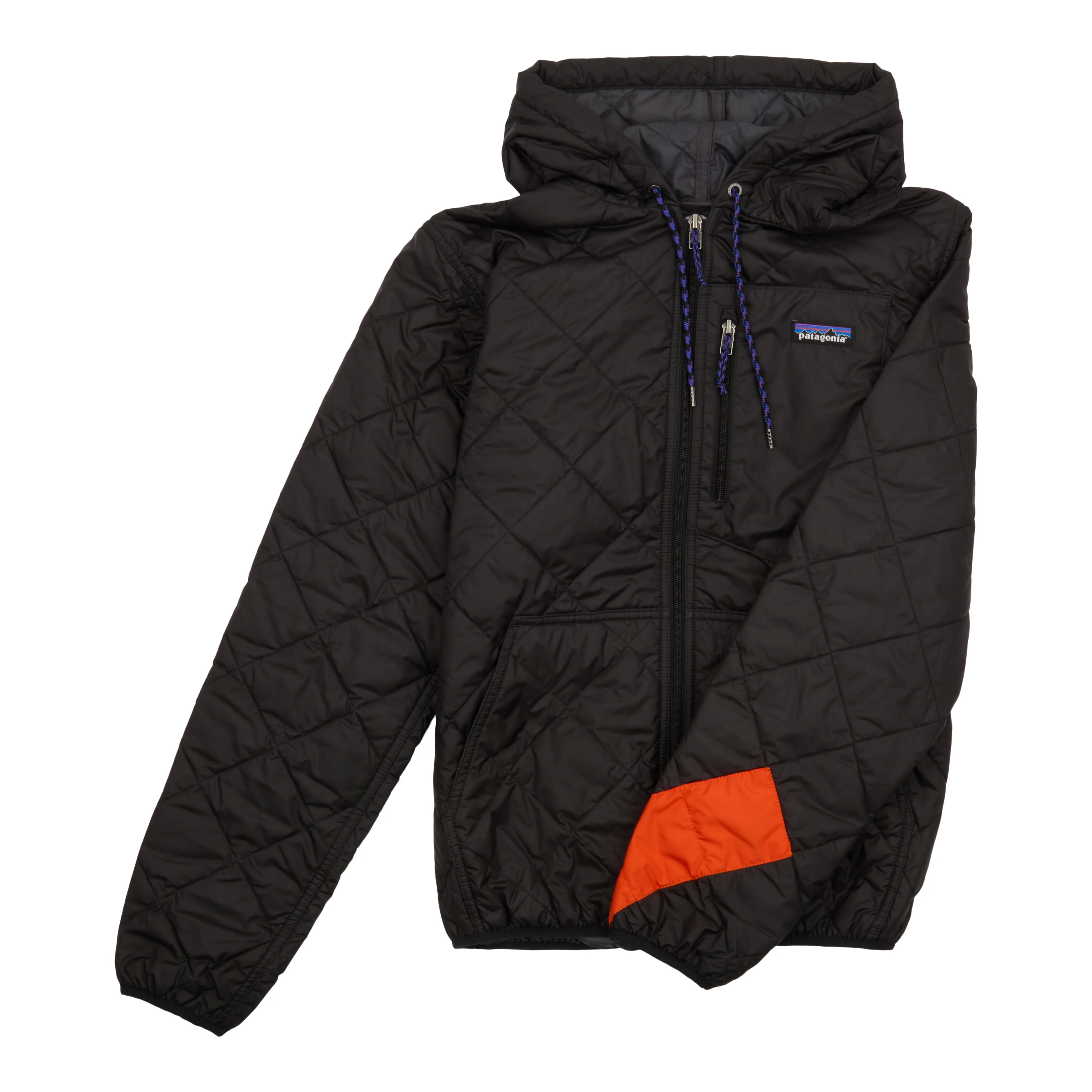 Men's Diamond Quilted Bomber Hoody - Image 2