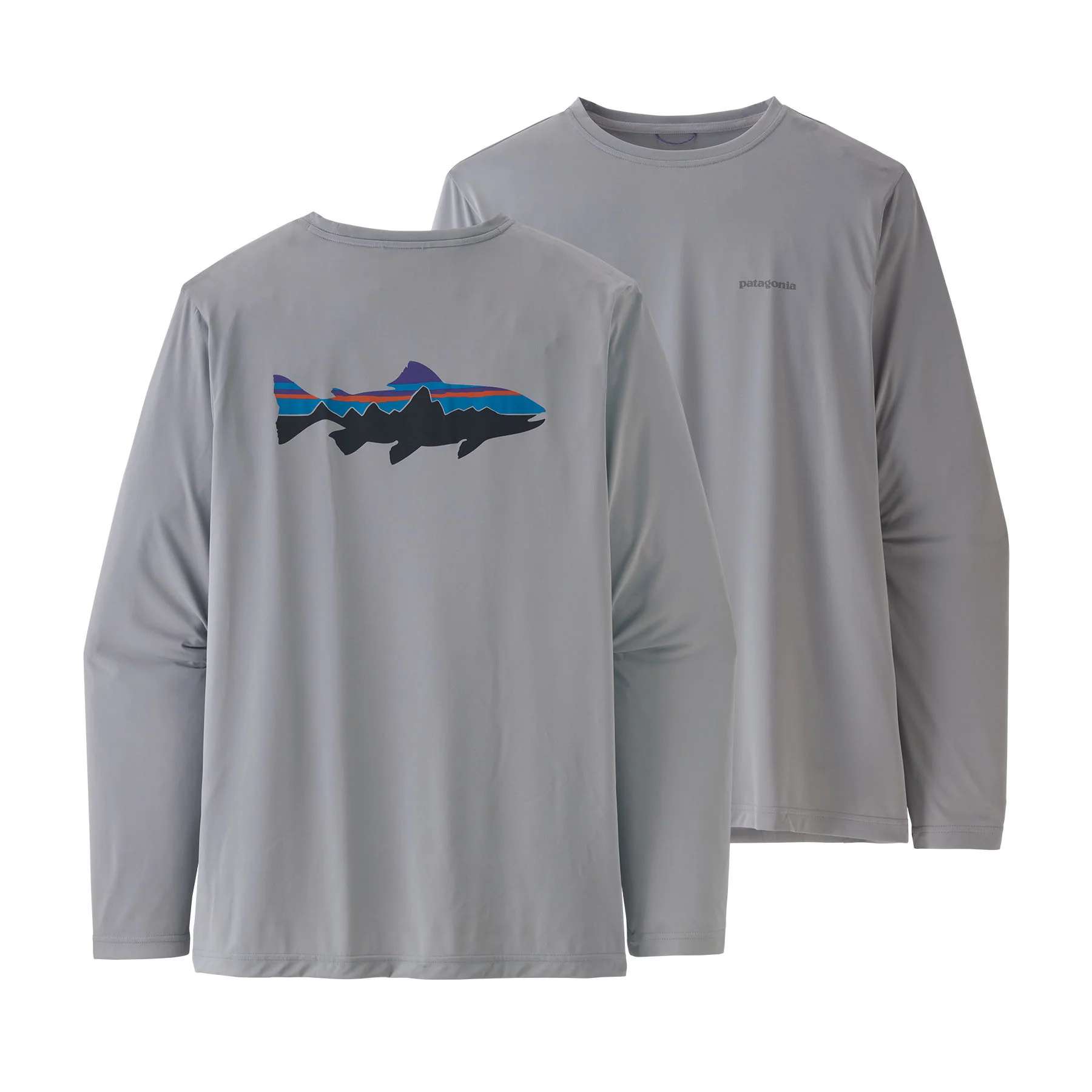 Men's Long-Sleeved Capilene® Cool Daily Fish Graphic Shirt