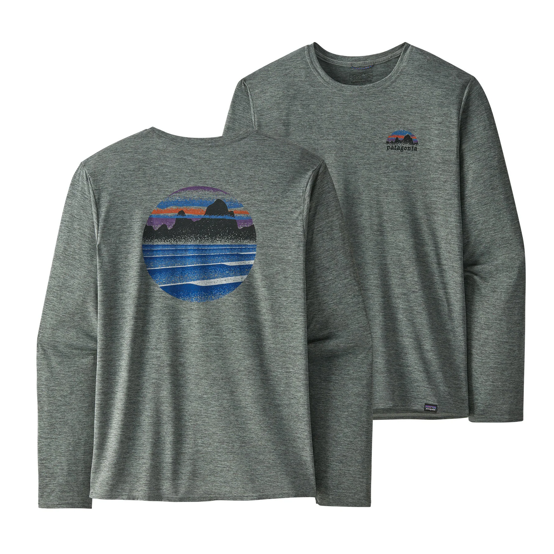 Men's Long-Sleeved Capilene® Cool Daily Graphic Shirt
