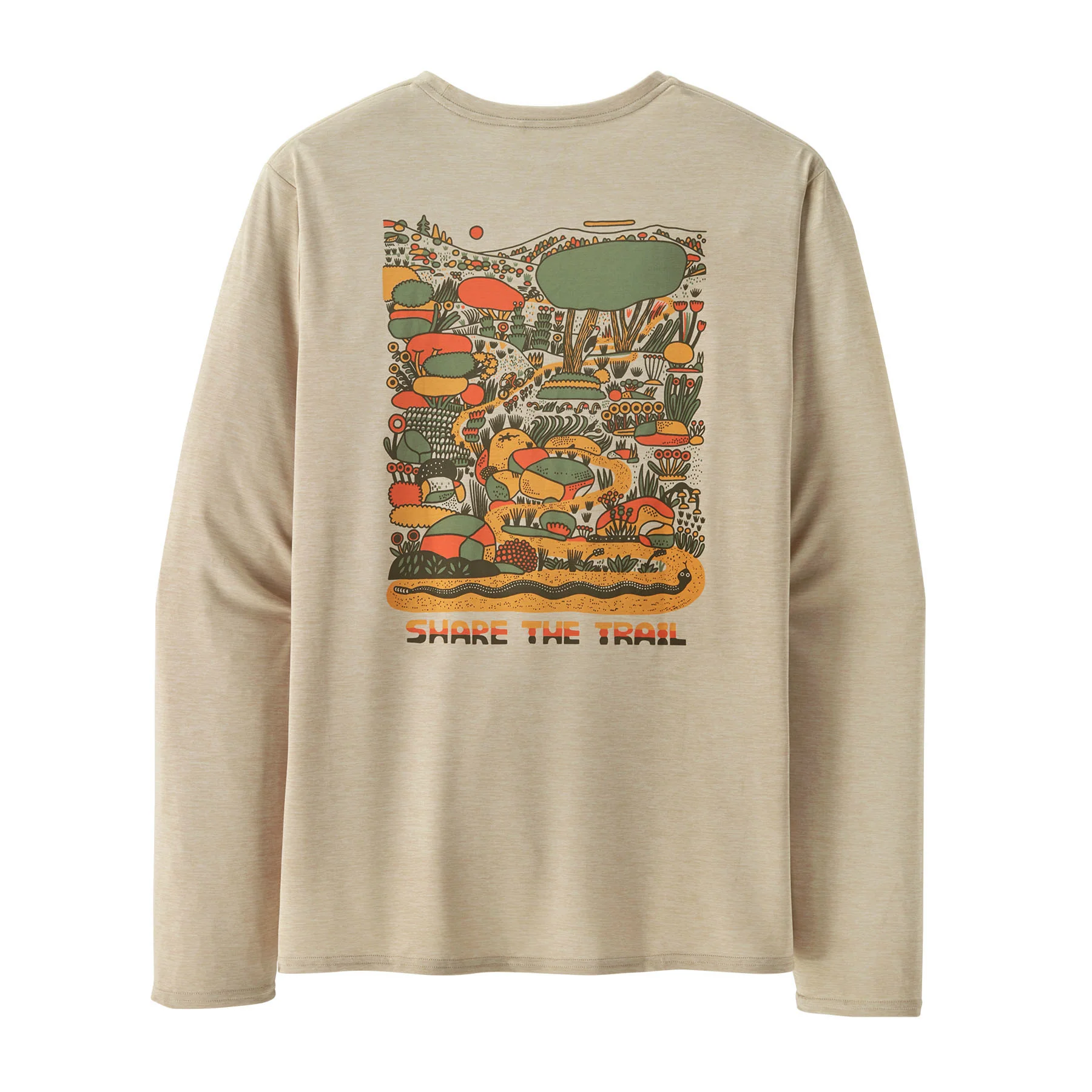 Men's Long-Sleeved Capilene® Cool Daily Graphic Shirt - Lands