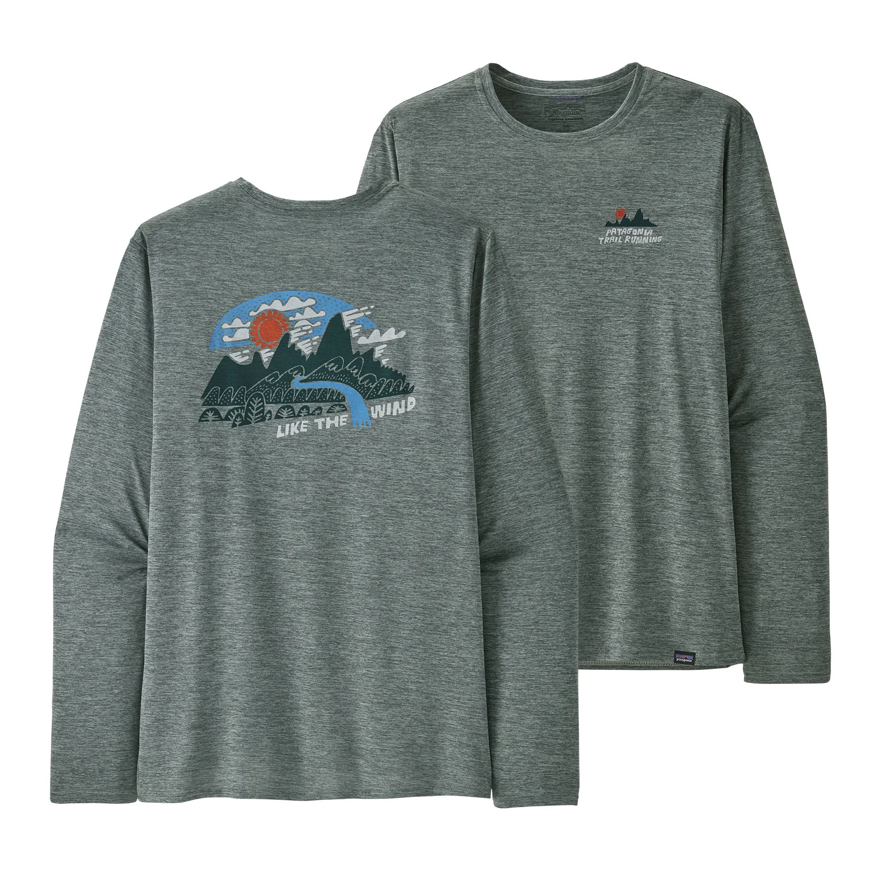 Men's Long-Sleeved Capilene® Cool Daily Graphic Shirt - Lands