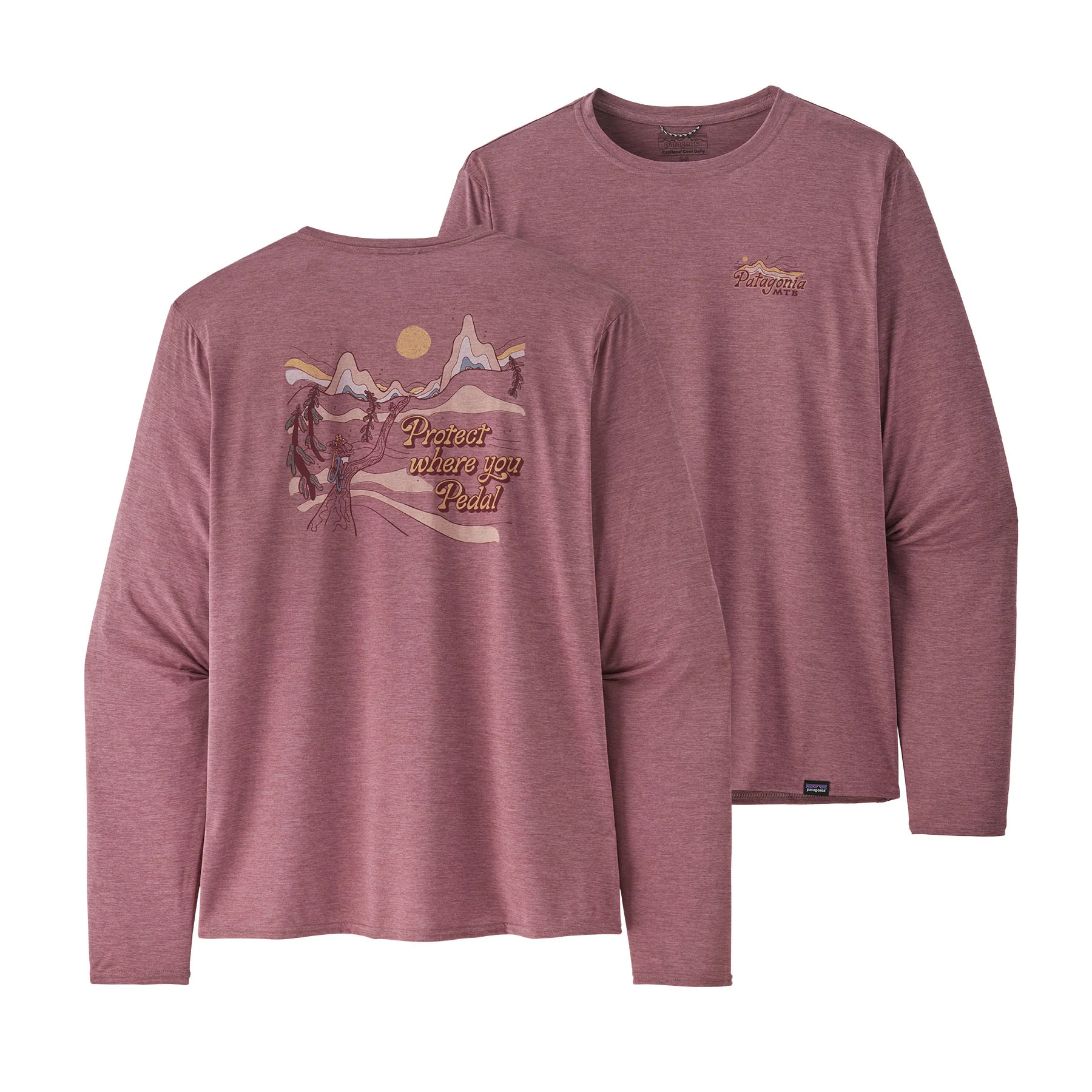 Men's Long-Sleeved Capilene® Cool Daily Graphic Shirt - Lands