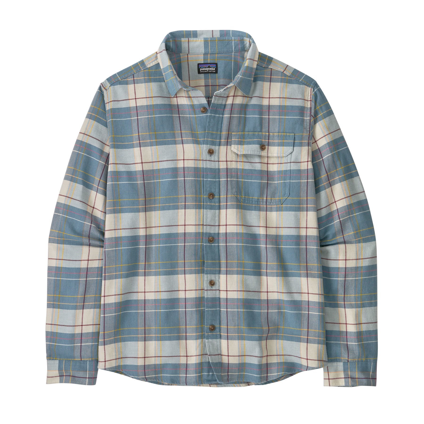 Men's Long-Sleeved Lightweight Fjord Flannel Shirt