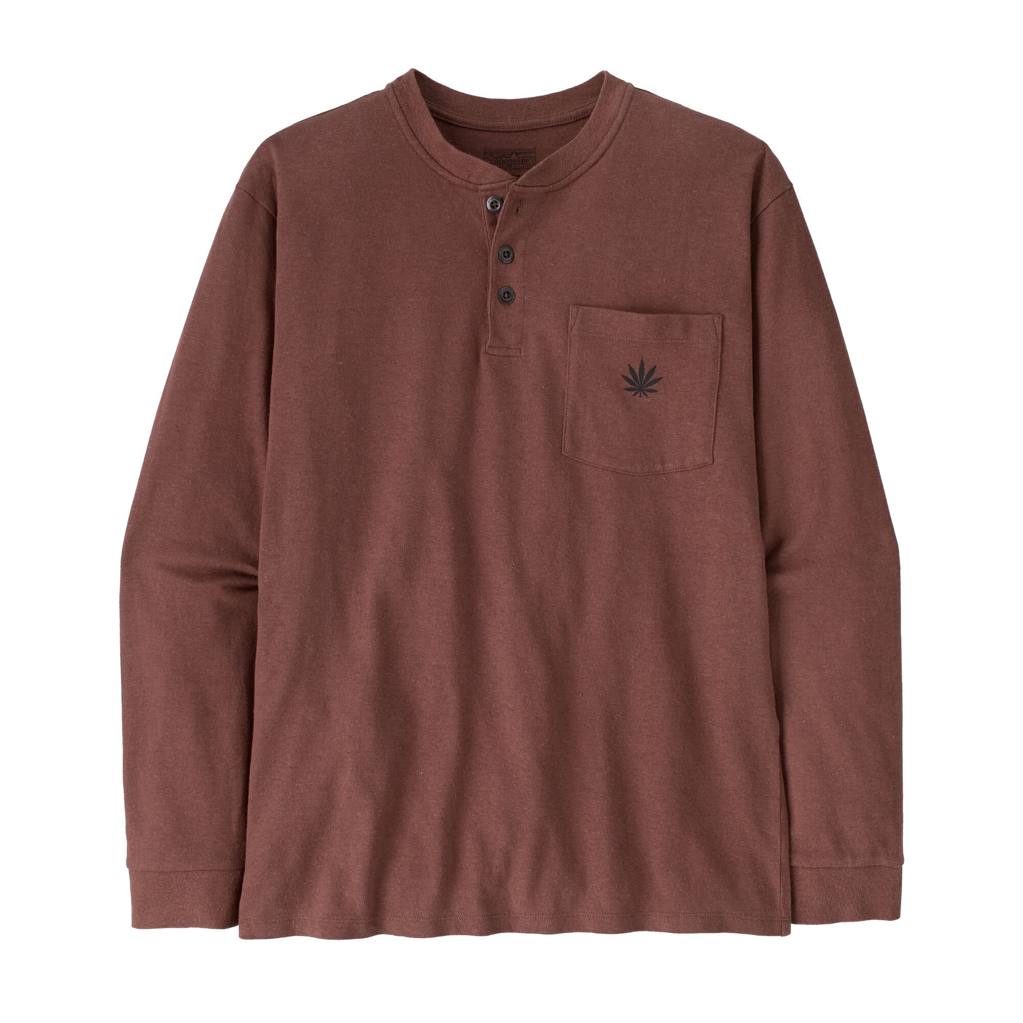 Men's Long-Sleeved Work Henley Pocket Tee