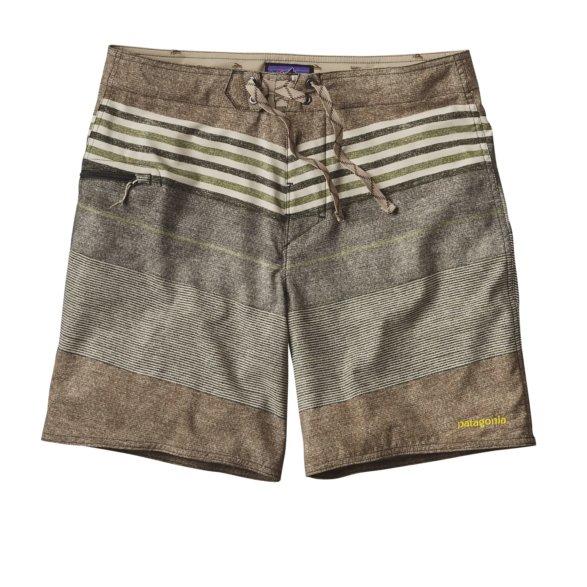 Men's Printed Stretch Planing Board Shorts - 18"