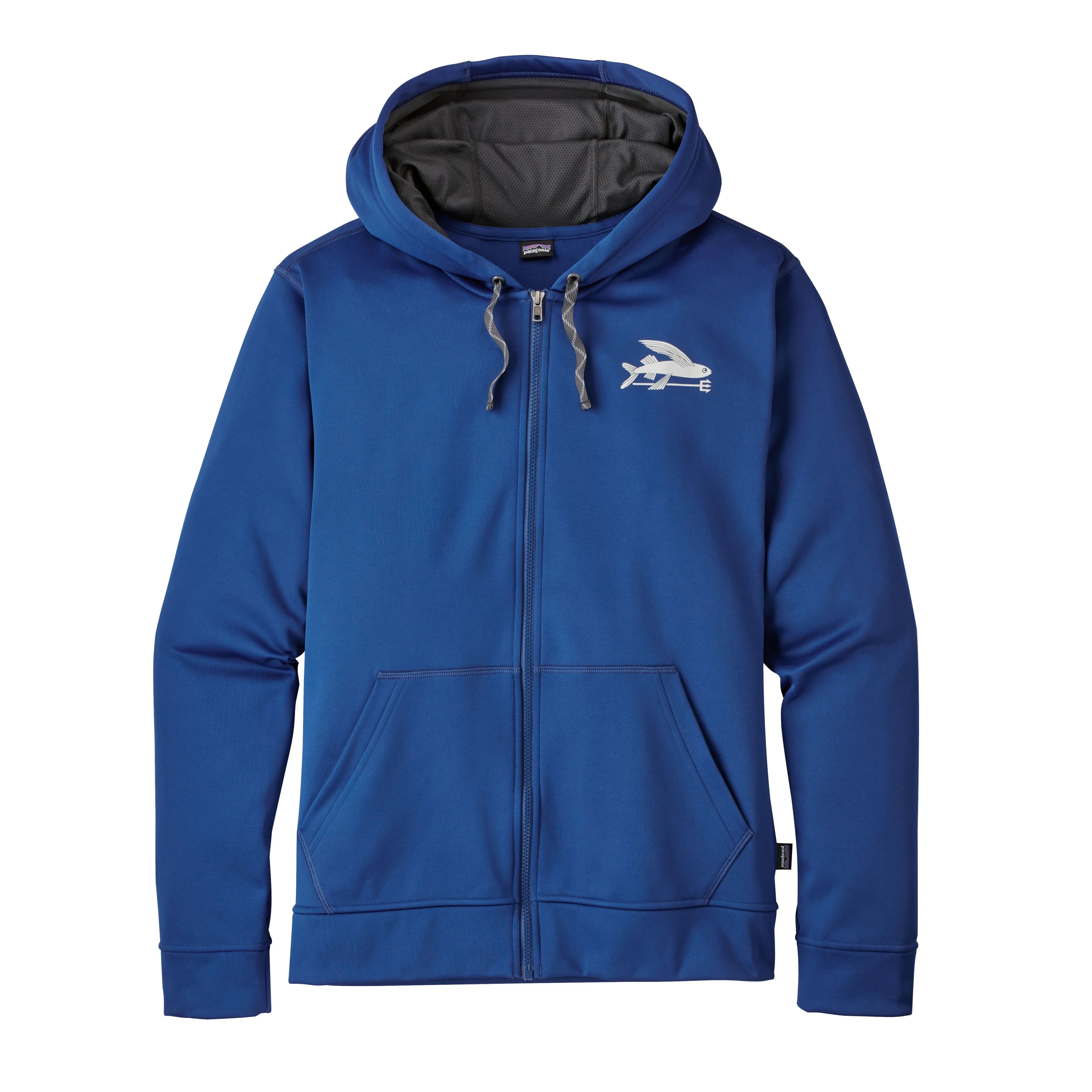 Men's Small Flying Fish PolyCycle® Full-Zip Hoody