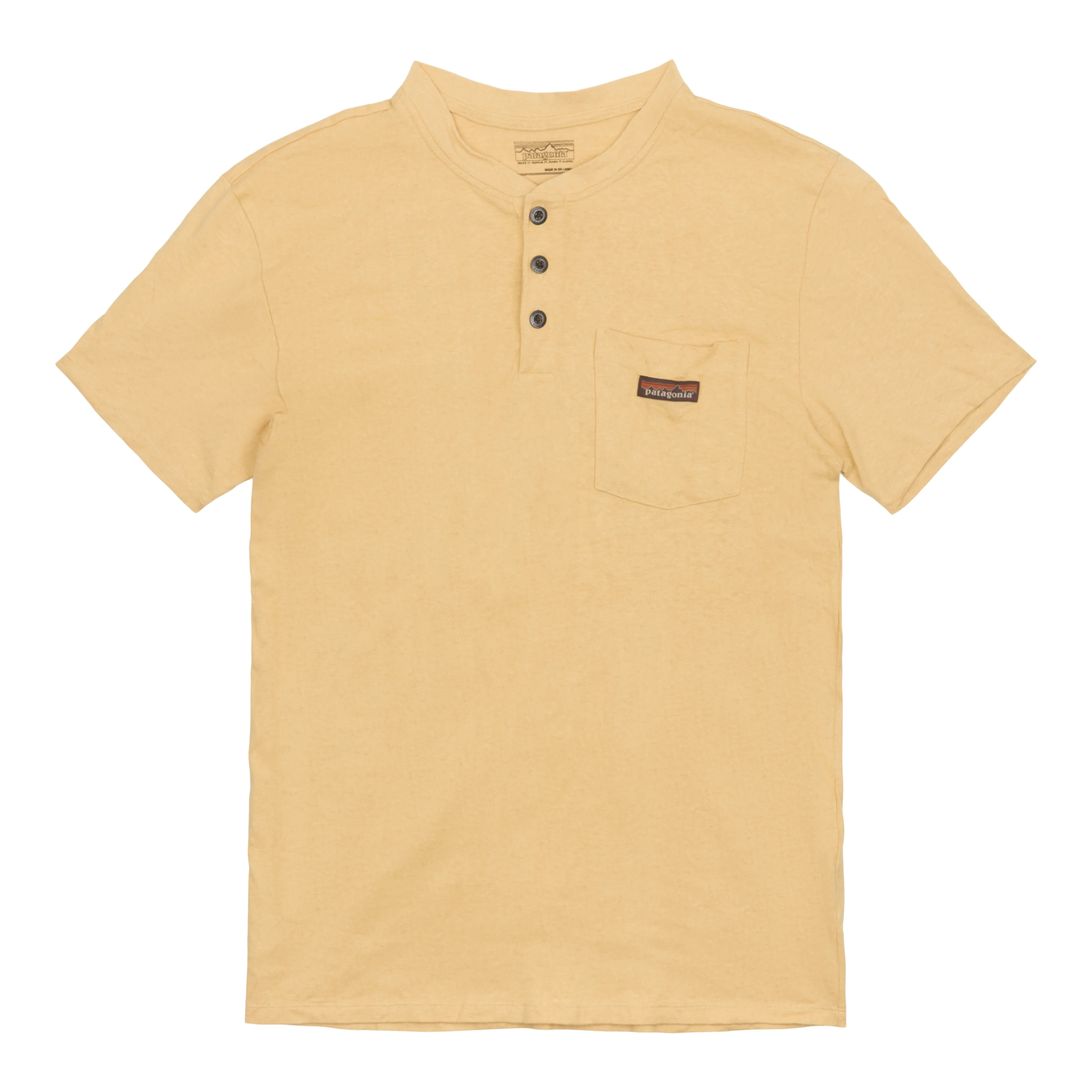 Men's Work Henley Pocket Tee