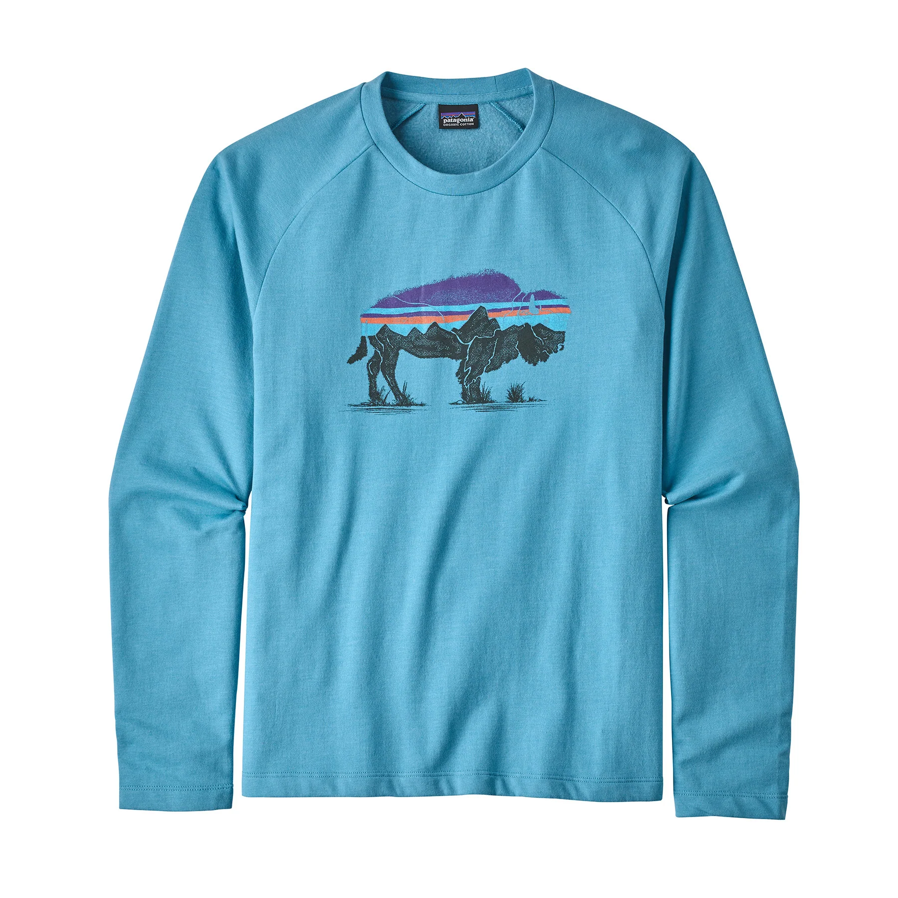 M's Fitz Roy Bison Lightweight Crew Sweatshirt