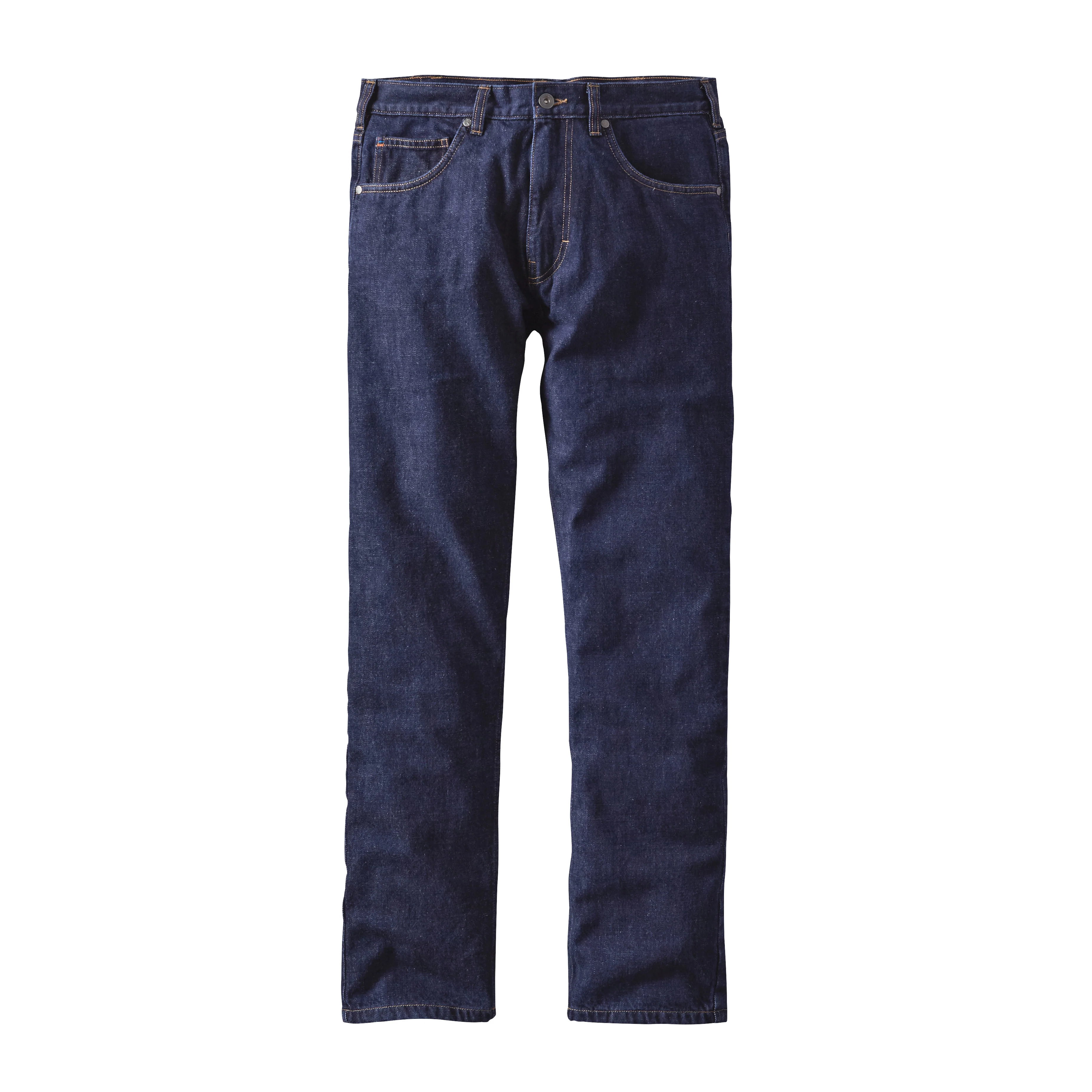 M's Flannel Lined Straight Fit Jeans -Short