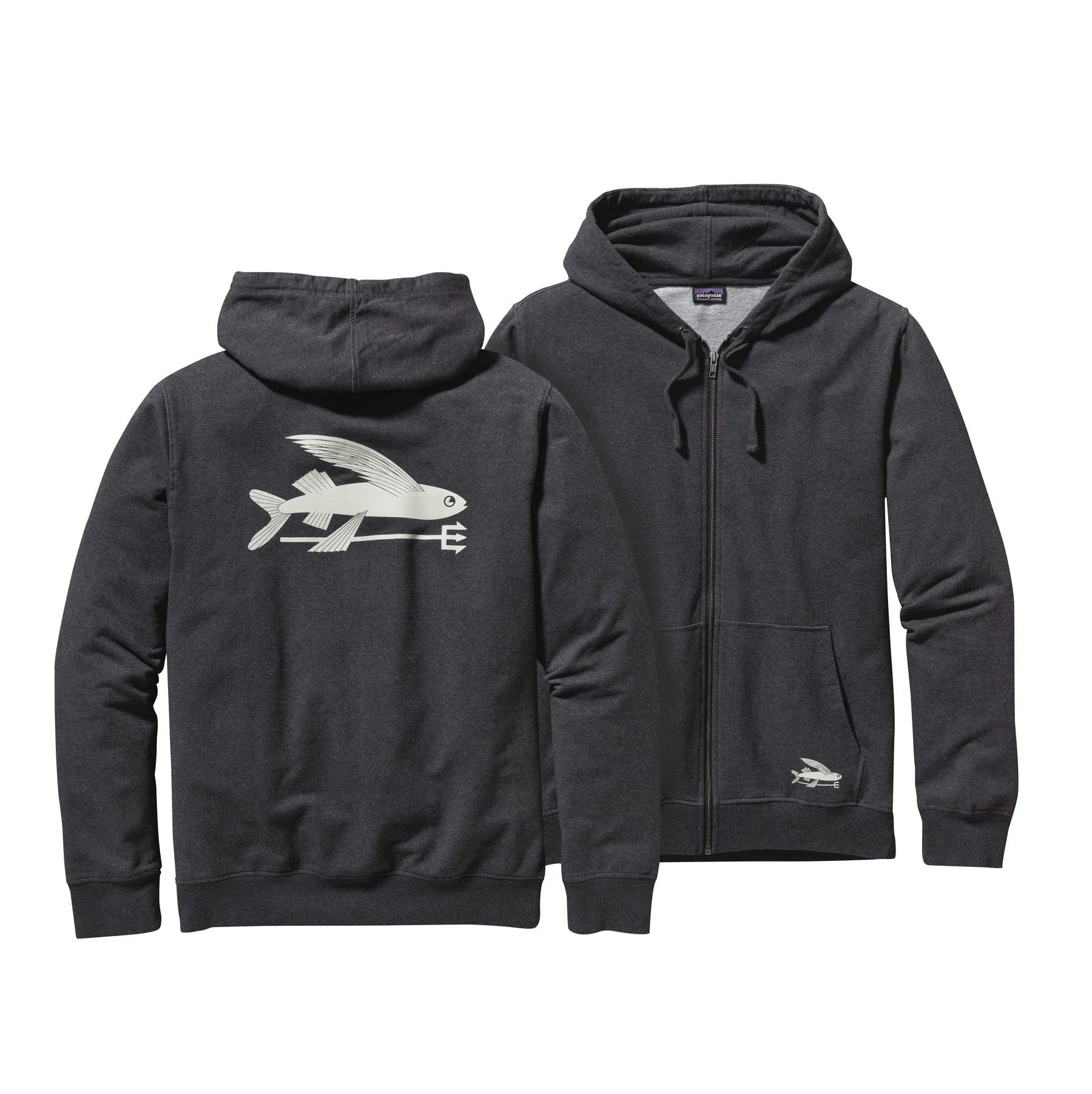 M's Flying Fish Midweight Hooded Full-Zip Sweatshirt