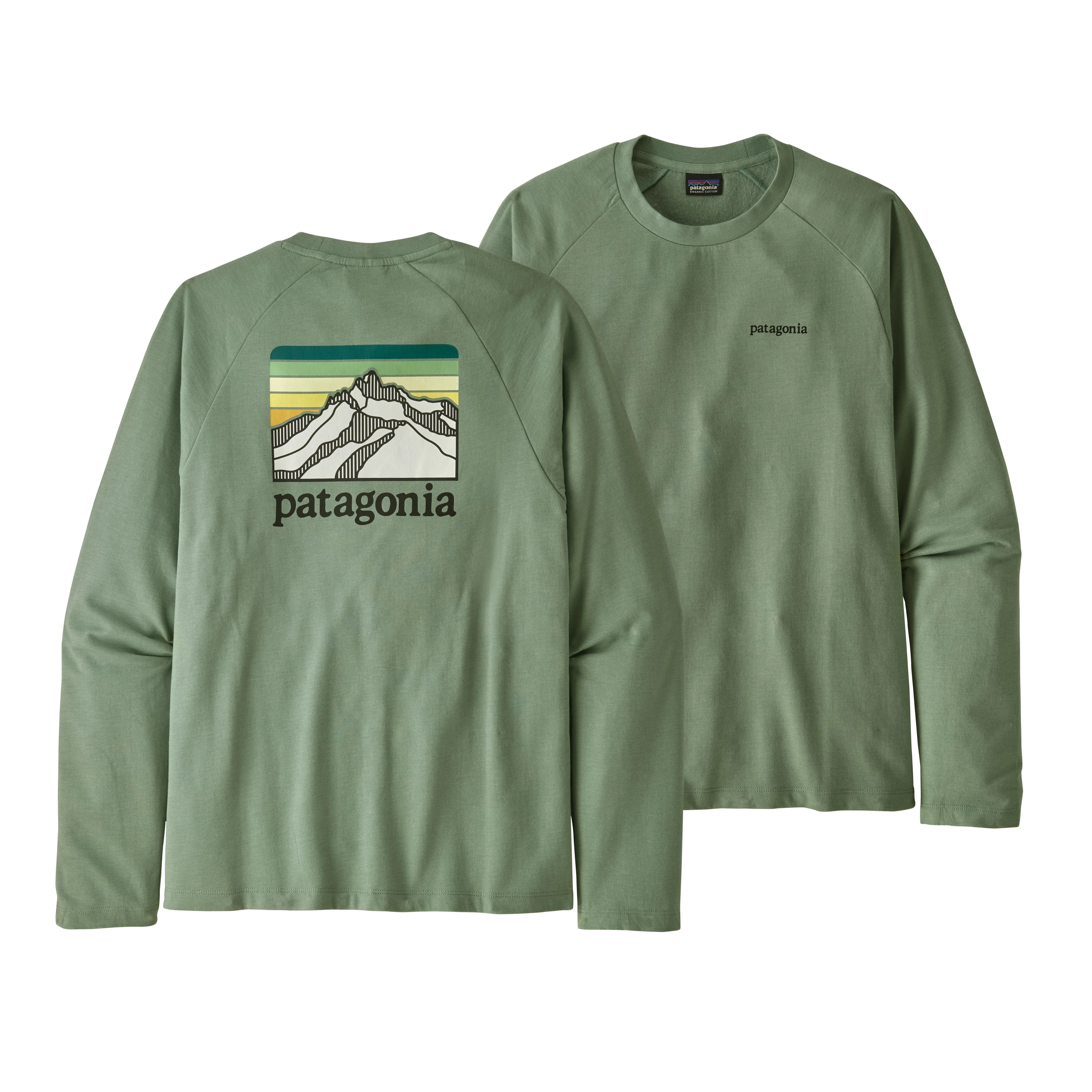 M's Line Logo Ridge Lightweight Crew Sweatshirt