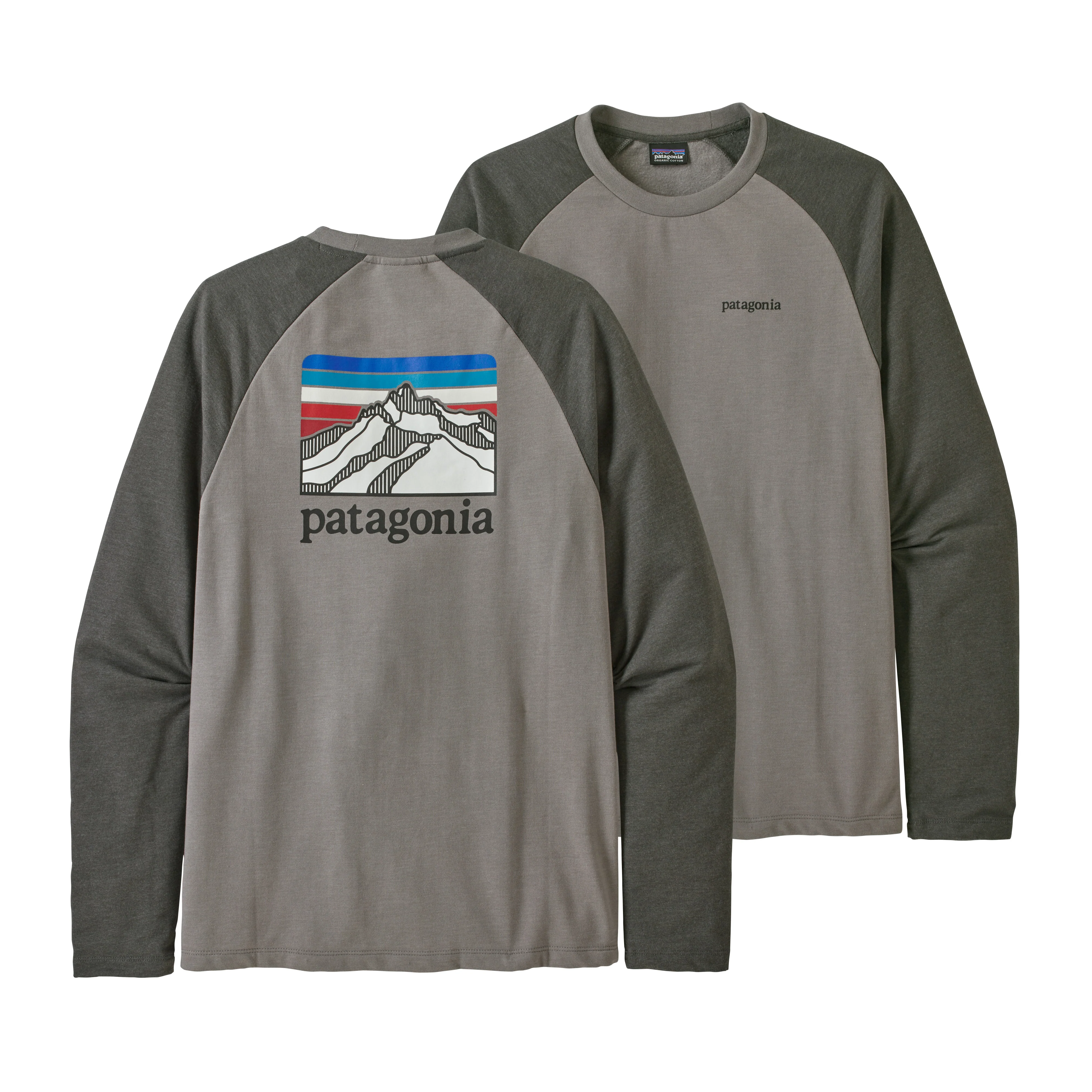 M's Line Logo Ridge Lightweight Crew Sweatshirt