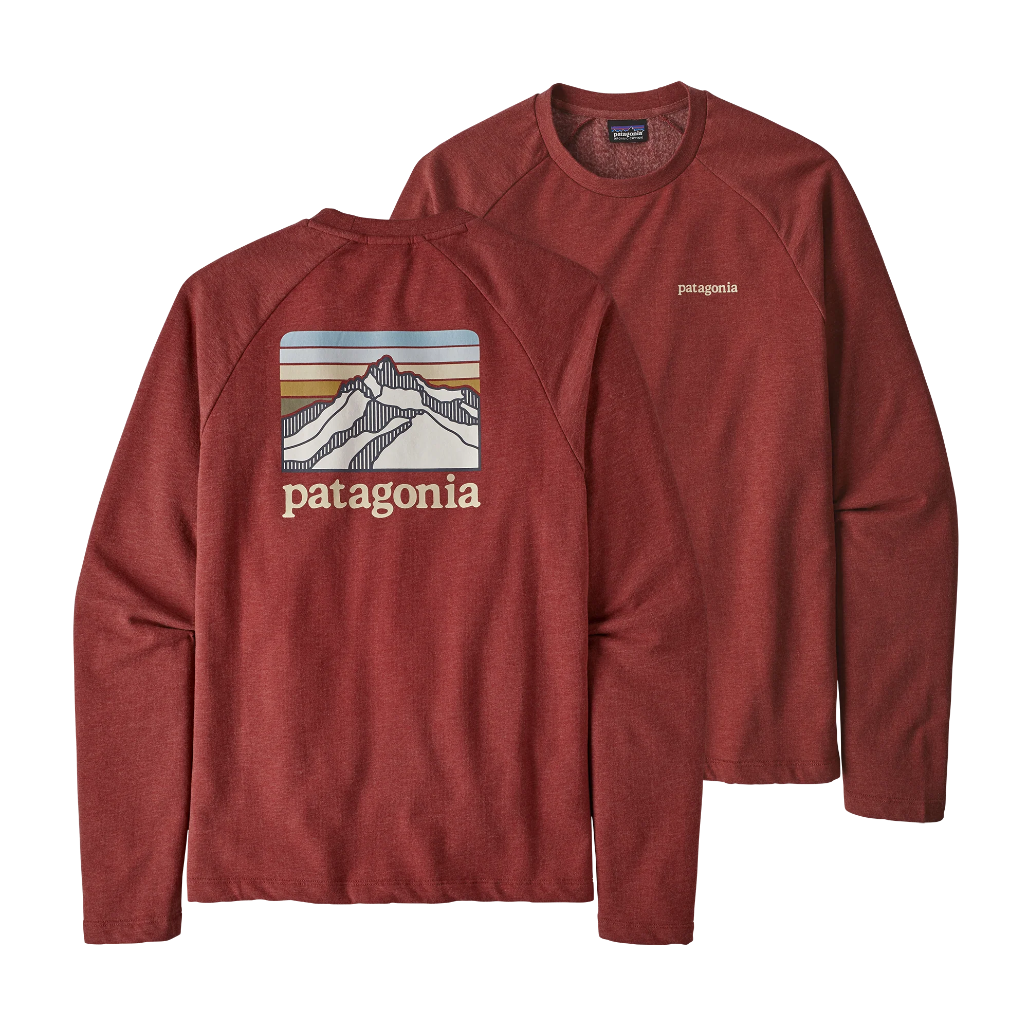 M's Line Logo Ridge Lightweight Crew Sweatshirt
