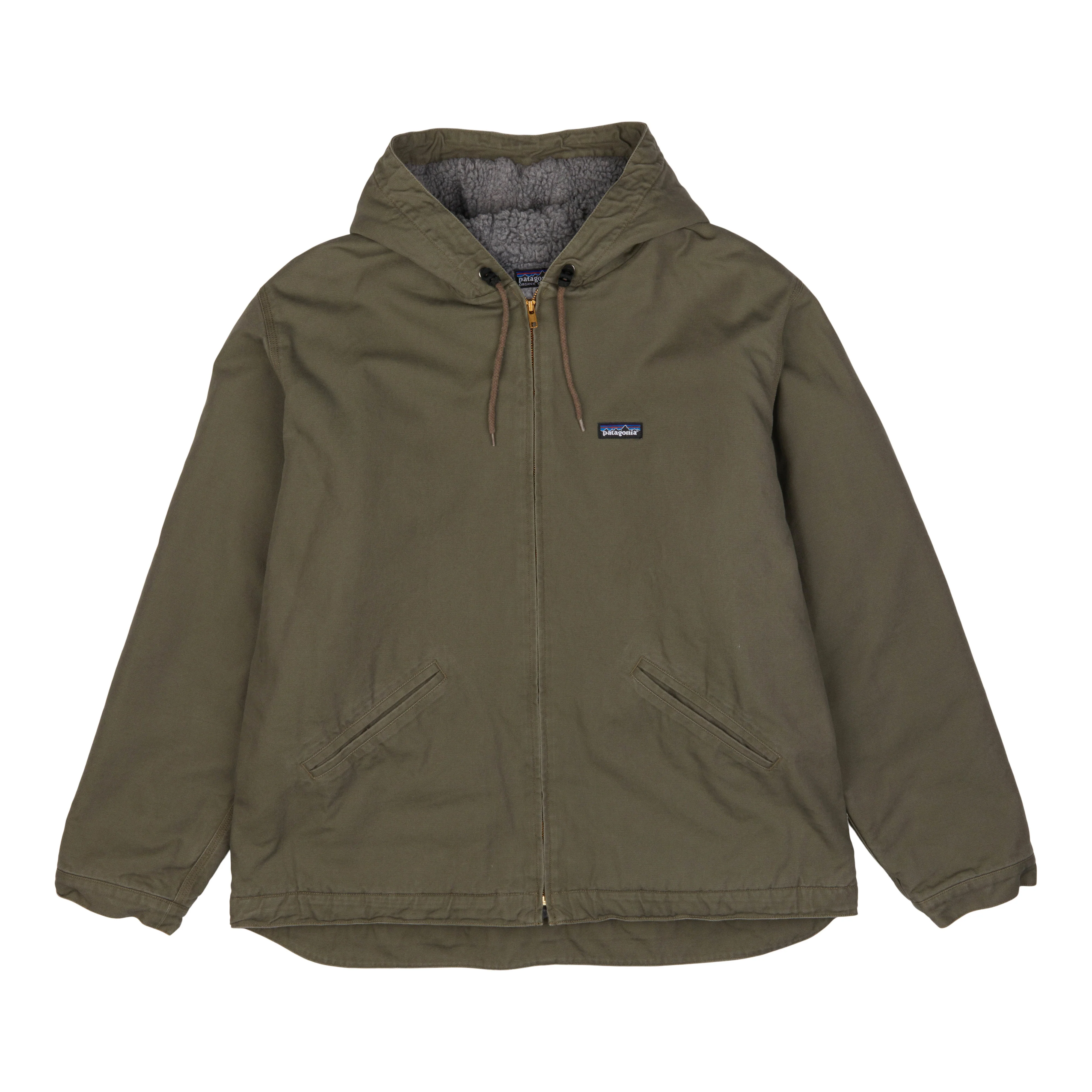 M's Lined Canvas Hoody