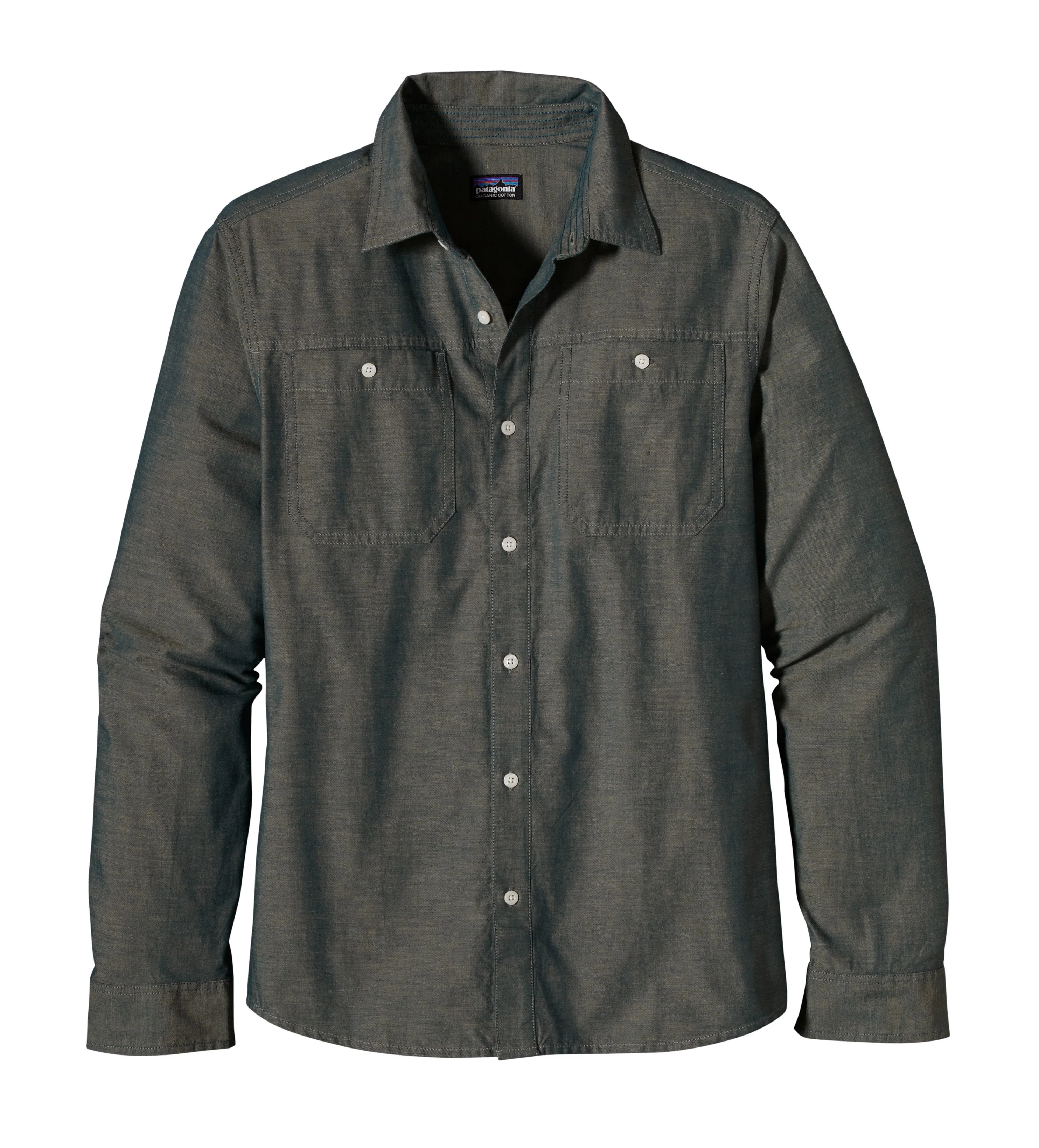 M's Long-Sleeved Chambray Shirt