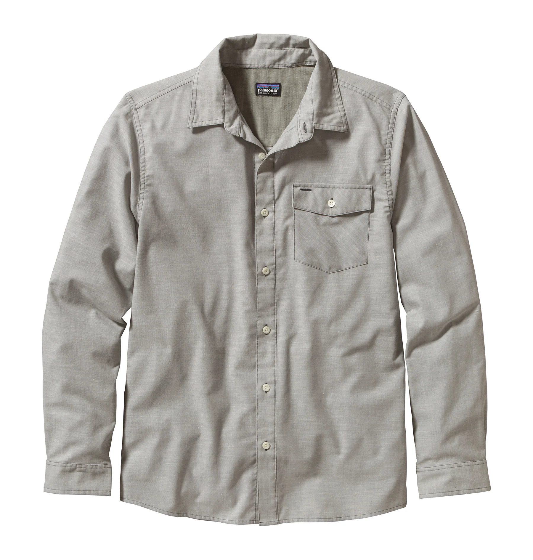 M's Long-Sleeved Lightweight Chambray Shirt