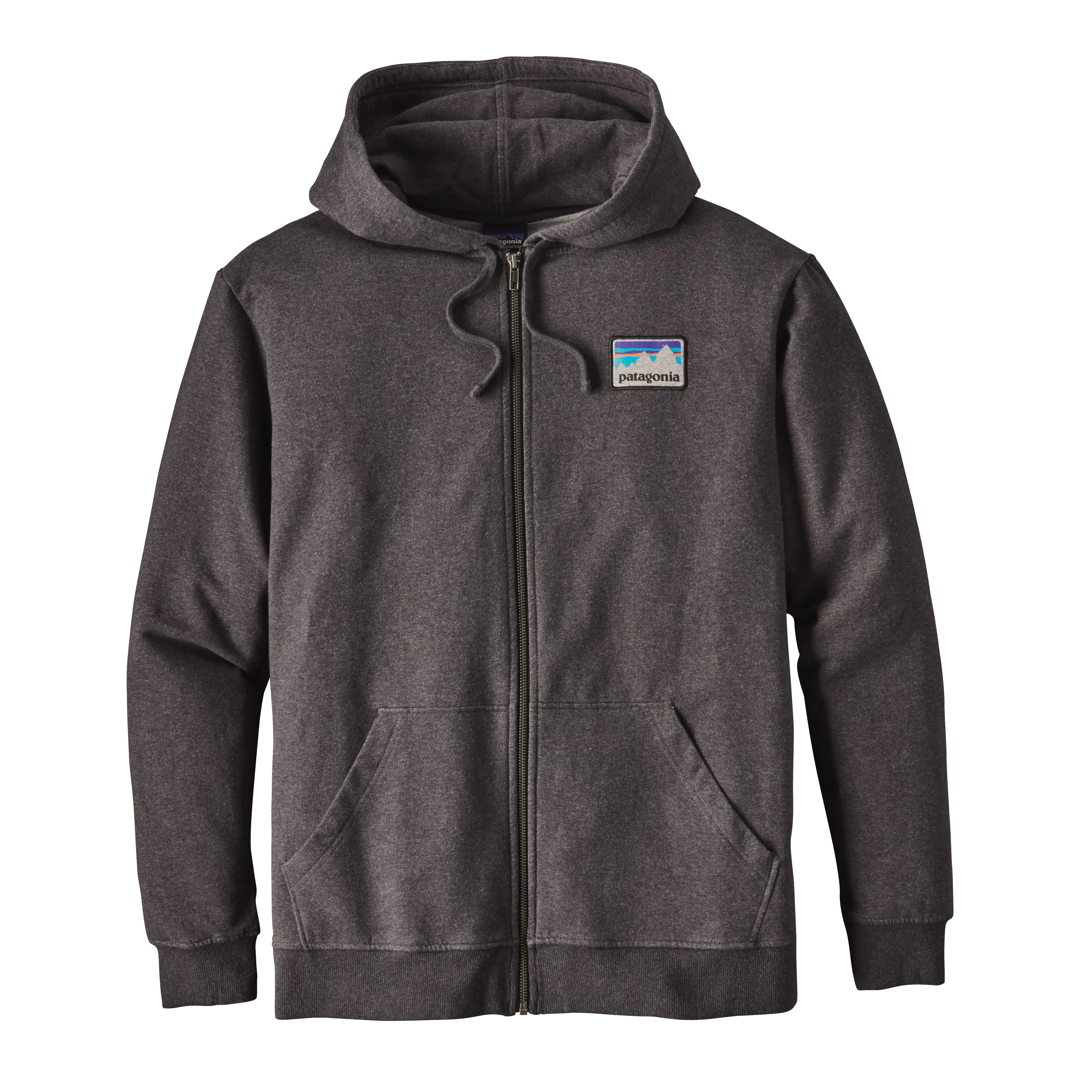 M's Shop Sticker Patch Midweight Full-Zip Hoody