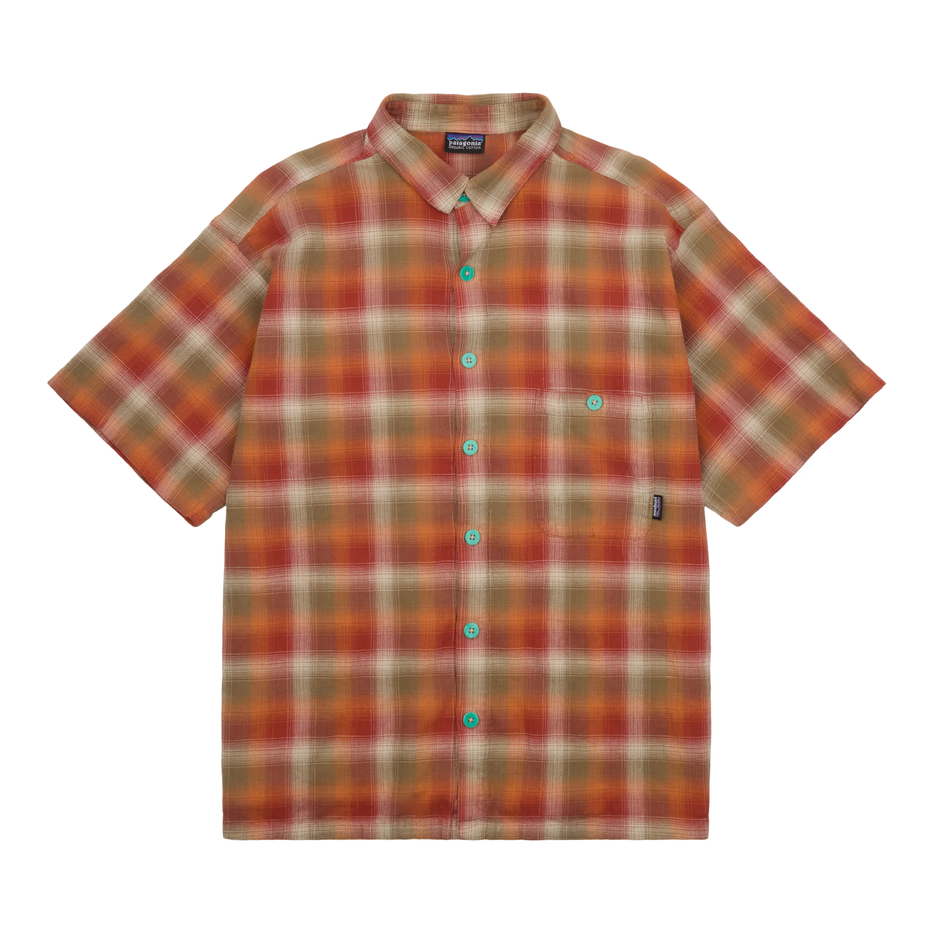 M's Short-Sleeved A/C Yarn-Dye Shirt