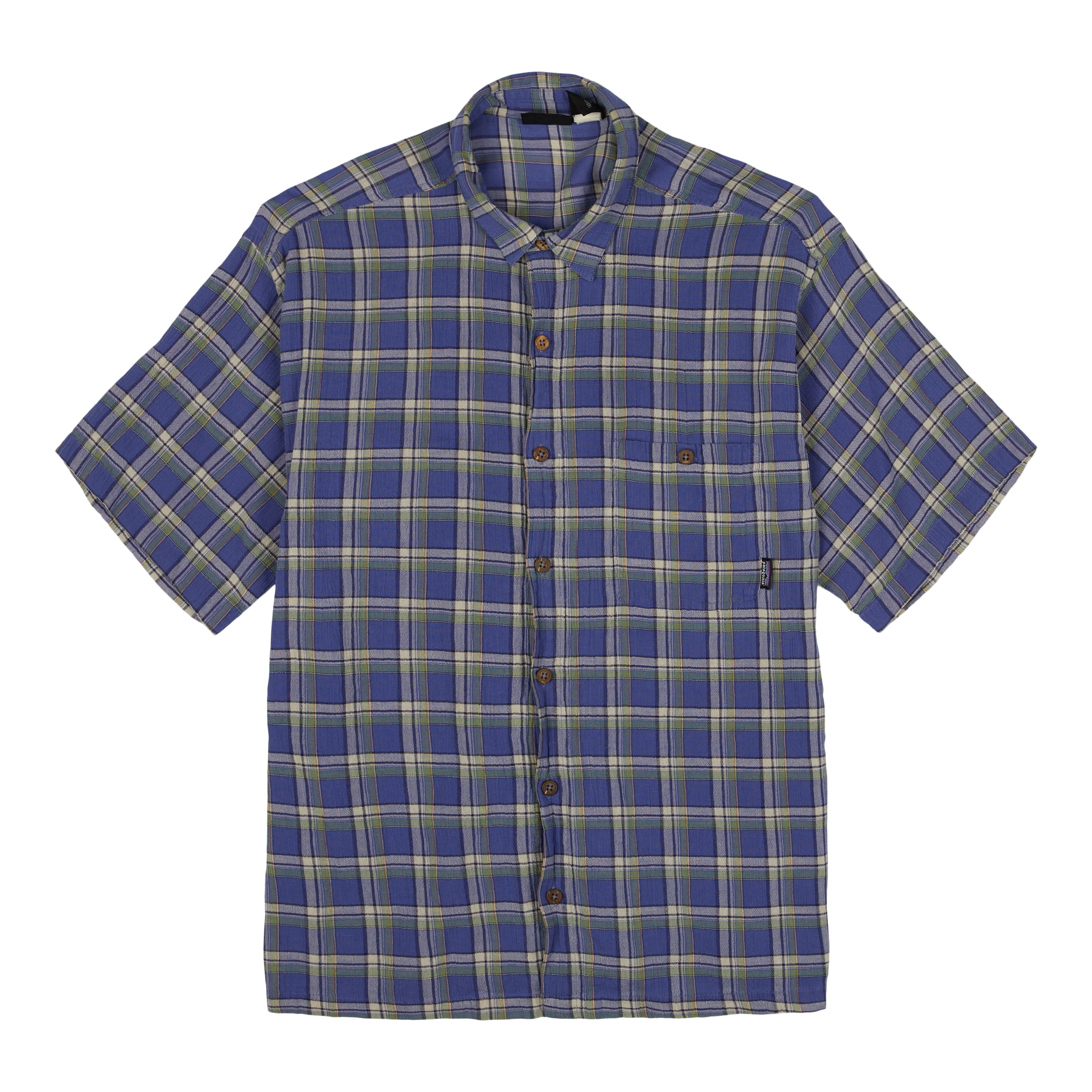 M's Short-Sleeved A/C Yarn-Dye Shirt