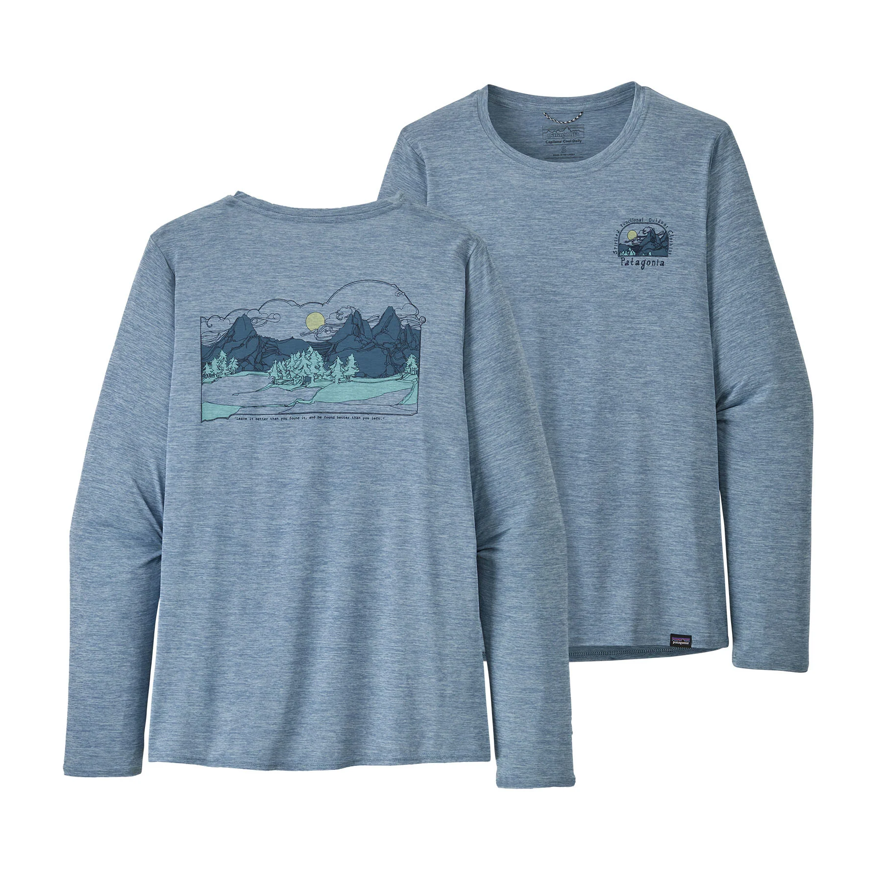 Women's Long-Sleeved Capilene® Cool Daily Graphic Shirt - Lands