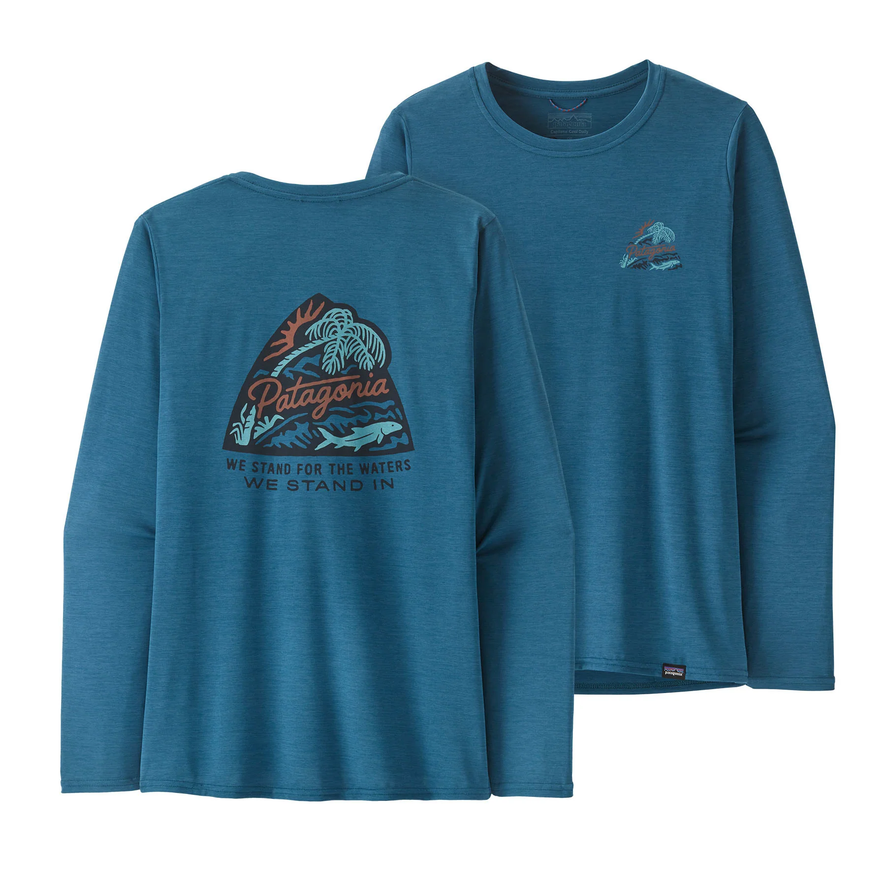 Women's Long-Sleeved Capilene® Cool Daily Graphic Shirt - Waters