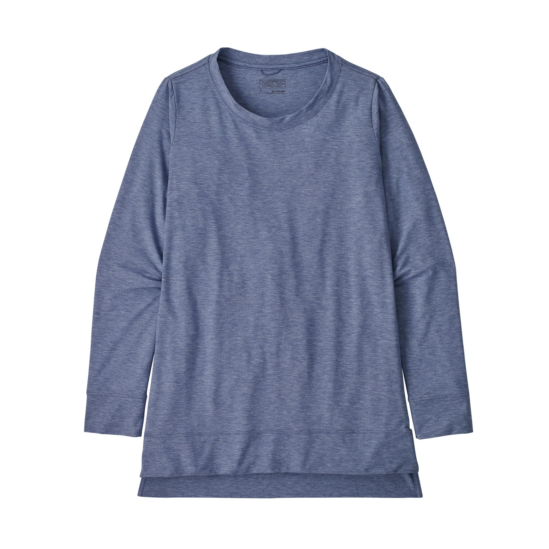 Women's Long-Sleeved Glorya Side-Slit Top