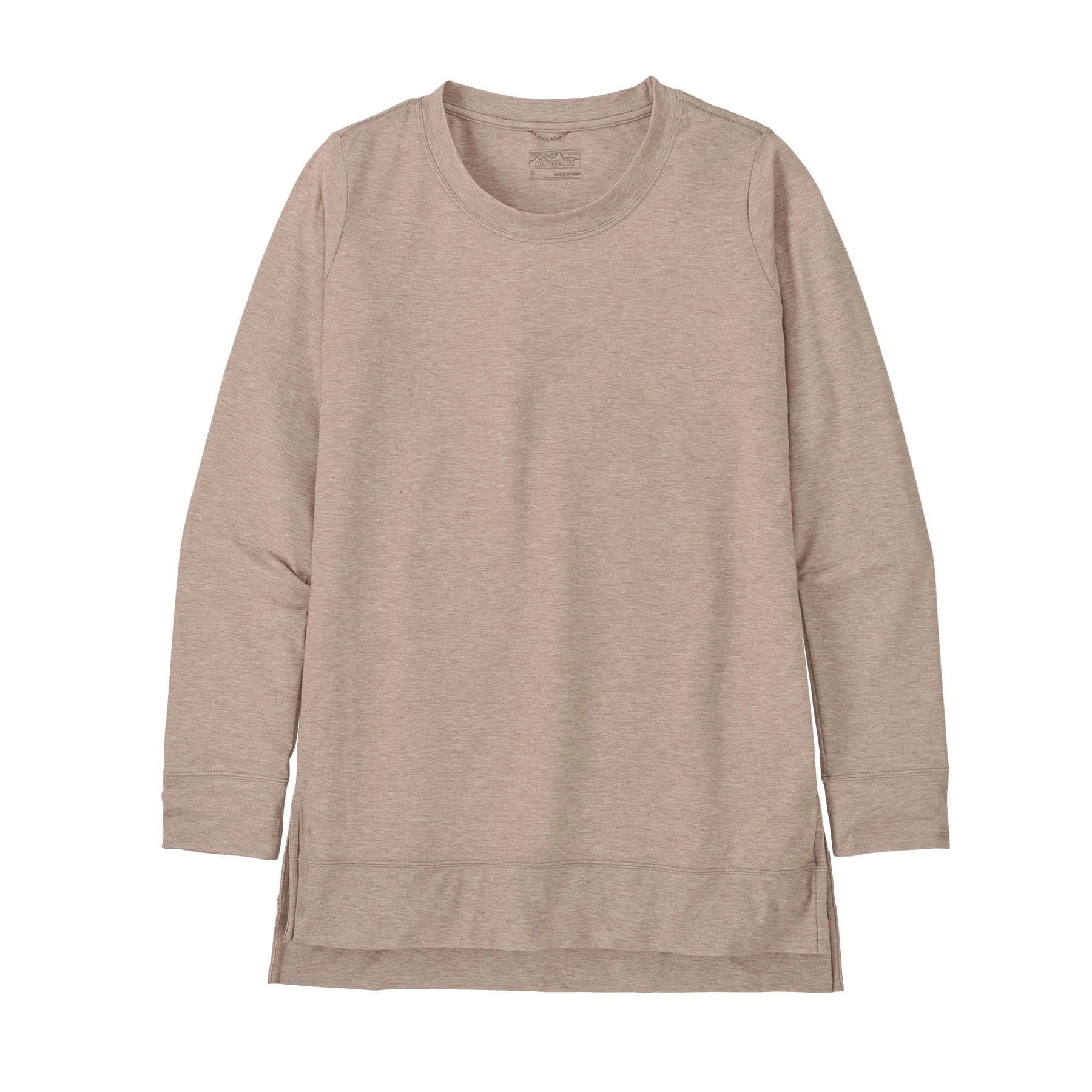 Women's Long-Sleeved Glorya Side-Slit Top
