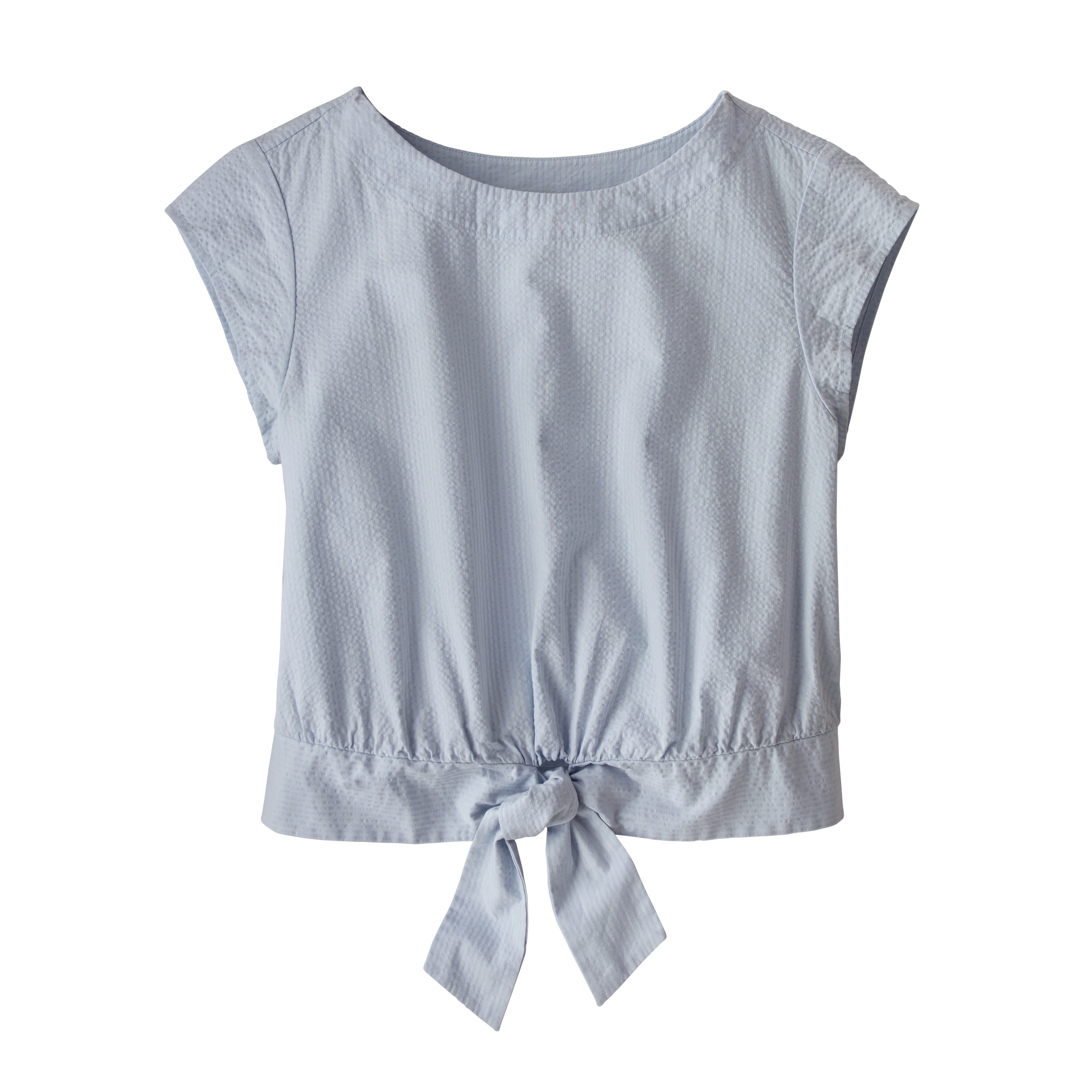 Women's Organic Cotton Seersucker Top