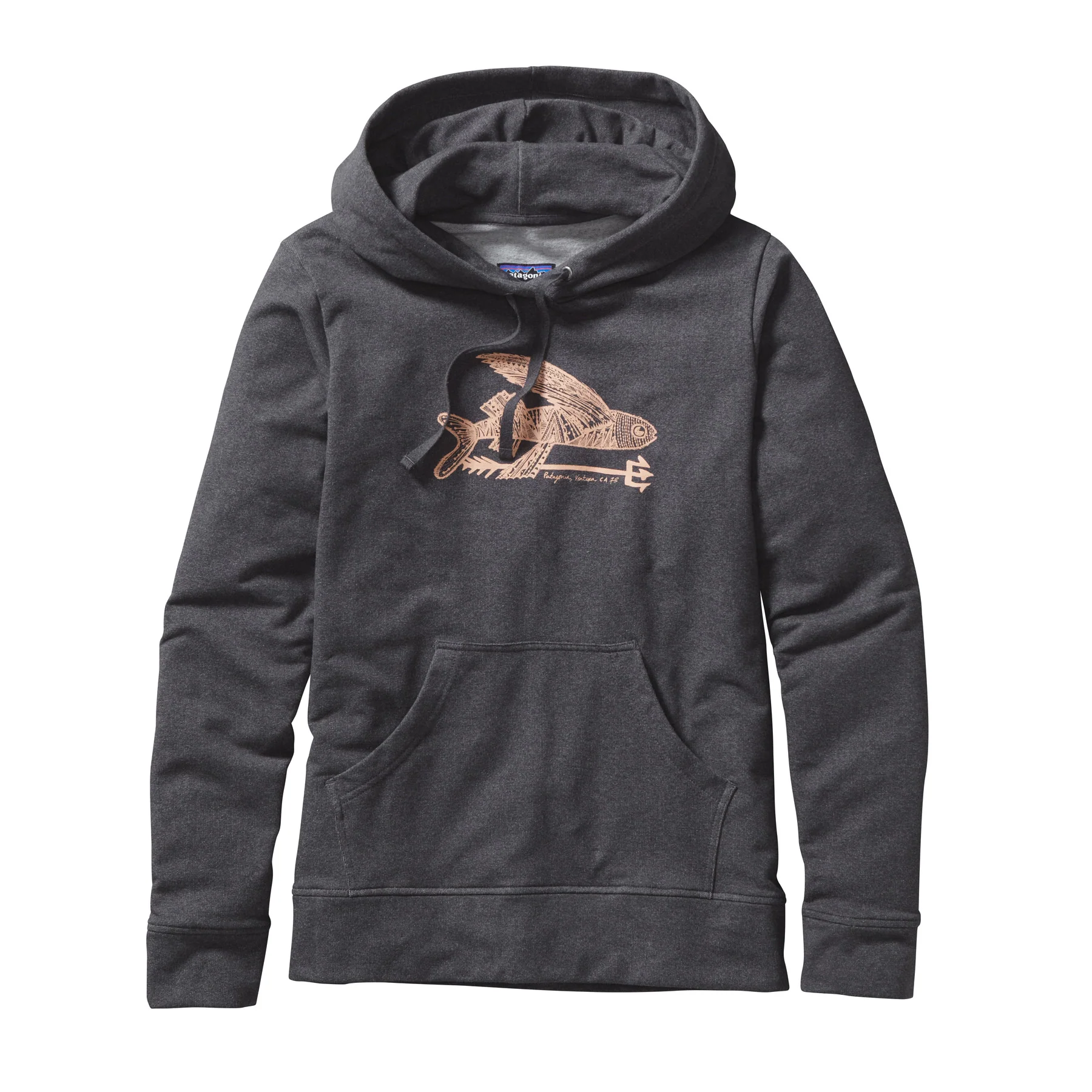 W's Illustrated Flying Fish Midweight Pullover Hooded Sweatshirt
