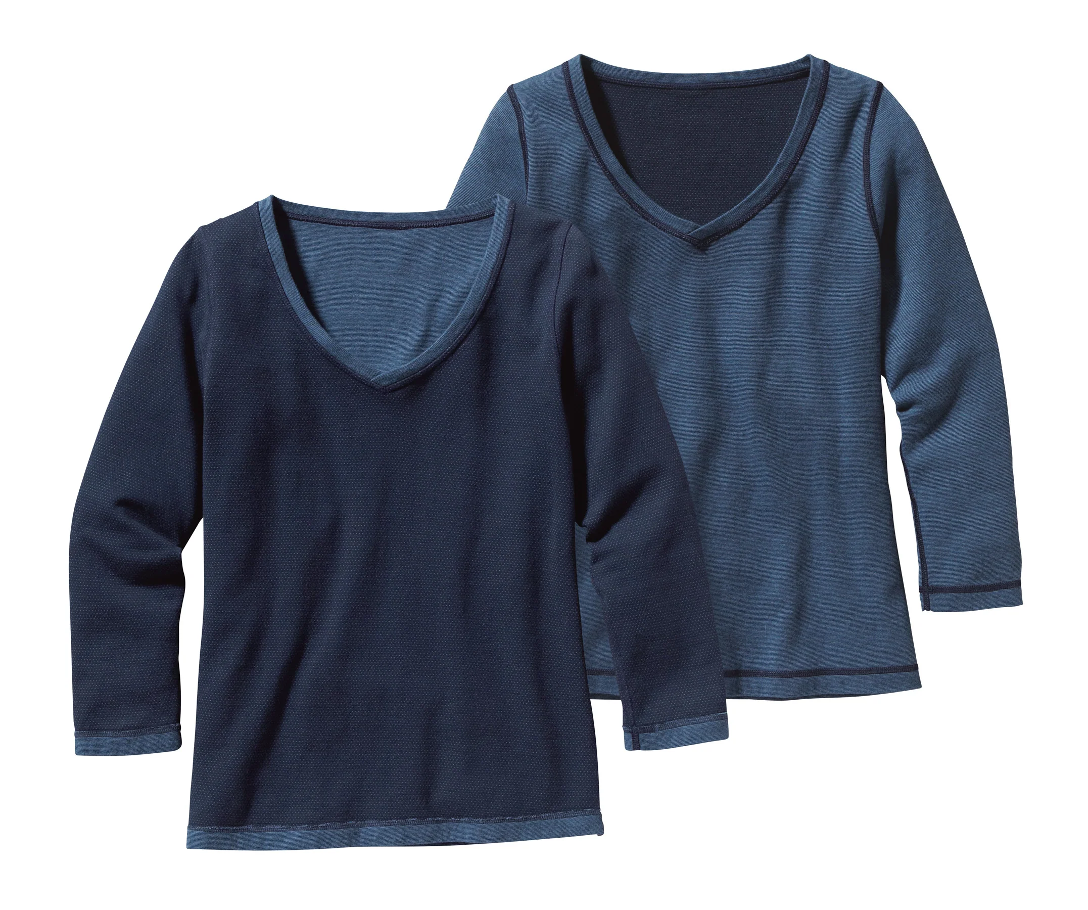 W's Reversible Double Knit V-Neck